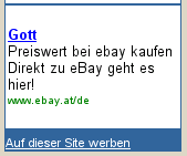 gott bei ebay